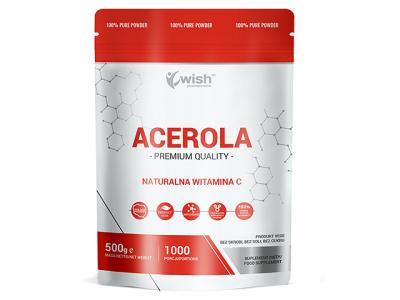 Acerola Naturalna Witamina C w Proszku 500 g Produkt Vege