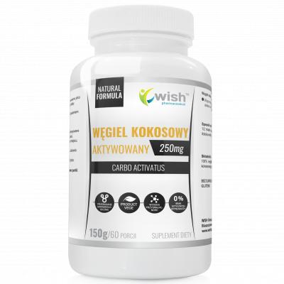 WĘGIEL KOKOSOWY AKTYWOWANY 100% PURE POWDER 150g PRODUKT VEGE